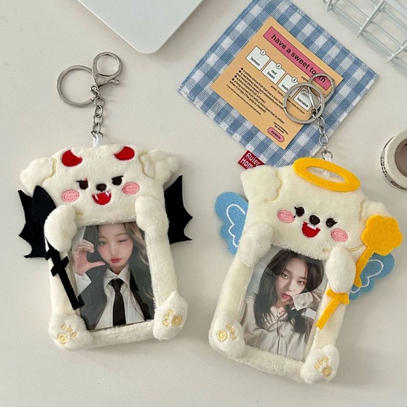 Bentoy Milkjoy กระเป๋าใส่บัตรนักเรียน พวงกุญแจแฟชั่นน่ารัก เคสใส่บัตร ผ้าสักหลาด นิ่ม