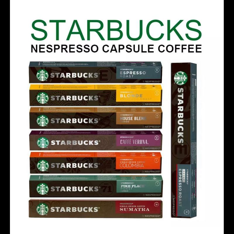 13 รสชาติใหม่ สตาร์บัคส์แคปซูล illy nespresso กาแฟแคปซูล แคปซูลกาแฟสตาร์บัคส์ STARBUCKS BY NESPRESSO CAPSULE