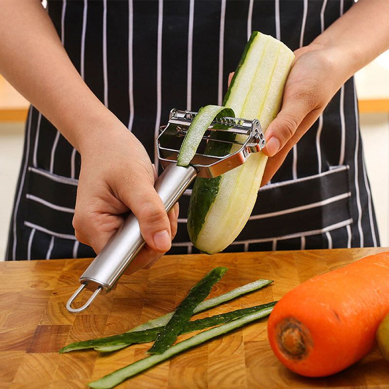 Multi-Function เครื่องมือทำครัวเกล็ดผักผลไม้เครื่องหั่น Peeler คู่มือ Potato แครอทหัวไชเท้าหมุน Shredder เครื่องขูด