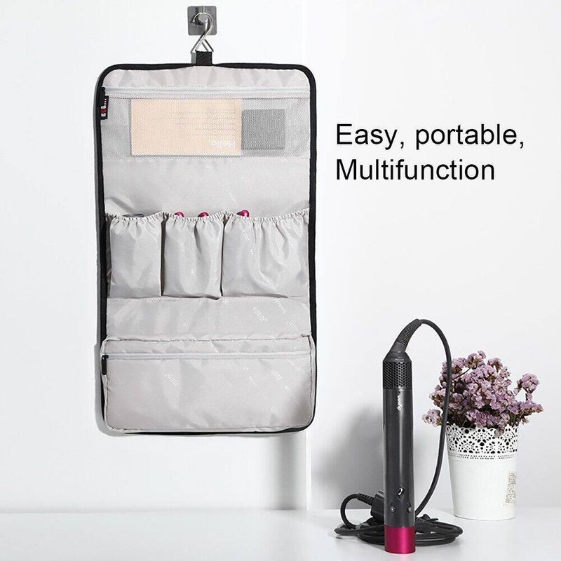 Lasvea  Travel Storage Bag for Dyson Airwrap Hair StylersNylon Waterproof Portable Hang Organizer Bag for Hair Styling HS01 HS05 Complete Long&AccessoriesTravel Pouch for Dyson Airwrap