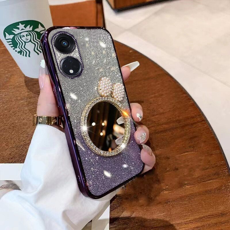 เคสโทรศัพท์เคสกระจกสำหรับ A38 A60 OPPO A98 A78 A58 A17K Reno 8T 5G