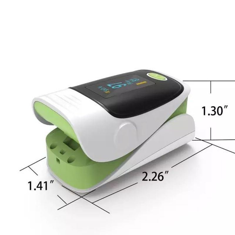 Pulse Oximete เครื่องวัดออกซิเจนในเลือด - สีเขียว/สีดำ