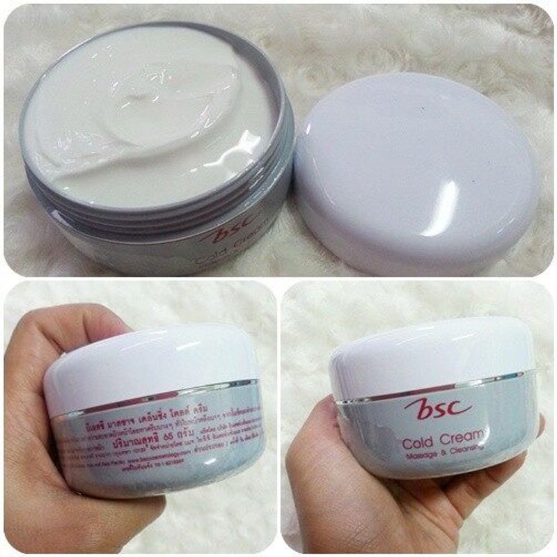 BSC Massage & Cleansing Cold Cream บีเอสซี มาสซาจ เคล็นซิ่ง โคลด์ ครีม 65 กรัม