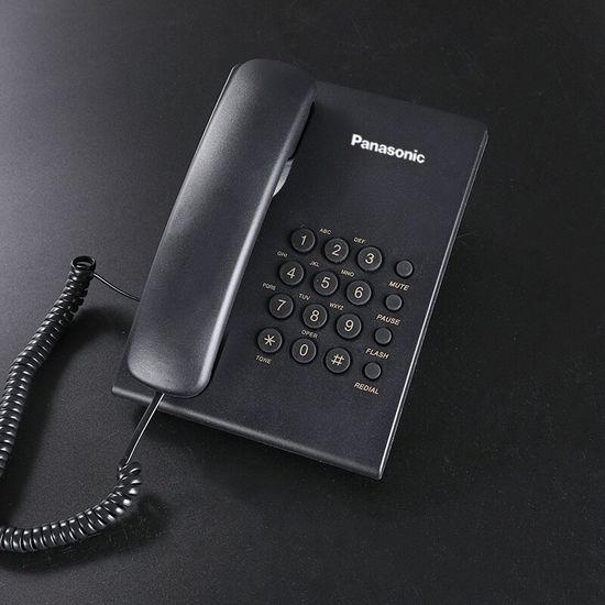 【จัดส่งจากกรุงเทพฯ】Panasonic KX-TS500MX โทรศัพท์รุ่นนิยม (Single Line Telephone) ถูกมาก โทรศัพท์บ้าน สำนักงาน ใช้งานร่วมกับตู้สาขา