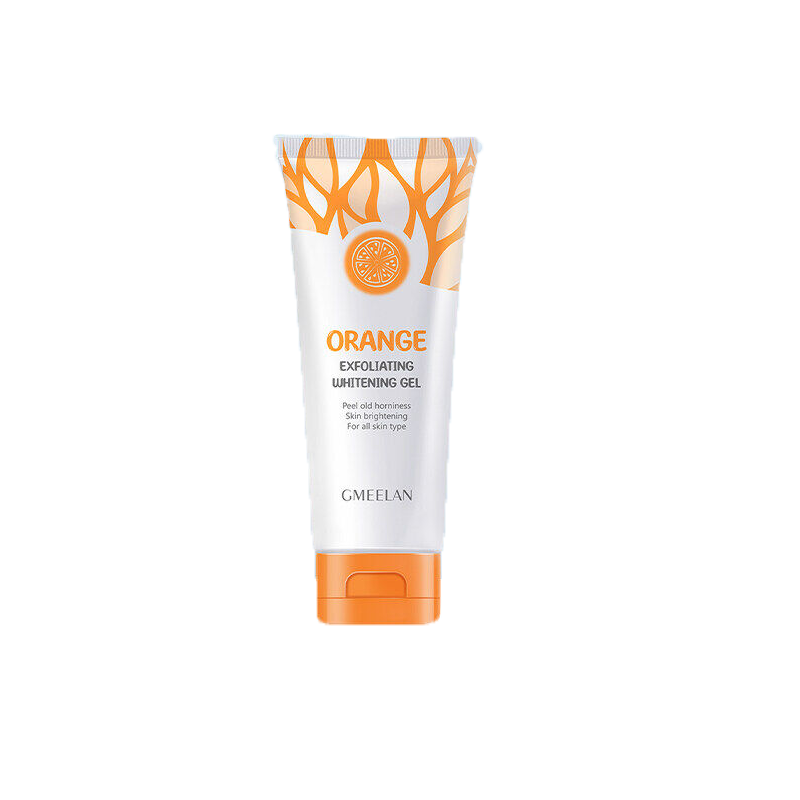 Gmeelan  Orange Exfoliating Whitening Gel  ทำความสะอาดผิว ครีมขัดหน้า เจลขัดผิว ไวท์เทนนิ่ง สครับ คลีนเซอร์ ครีมบํารุงผิว 50g  ขจัดผิวที่ตายแล้ว ลบสิวหัวดำและสิว ครีมบำรุงผิวหน้า เจลขัดผิว ผลัดเ เหมาะสำหรับทุกสภาพผิว วิตามินซีที่เสริมด้วยพลังงานสดการขัดผิ