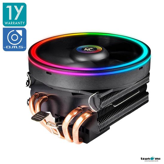 ซีพียูคูลเลอร์ Tsunami THQ-1000 (DMS System) 120W Downblow Design CPU Cooler (AMD/INTEL) รับประกันสินค้า 1 ปี