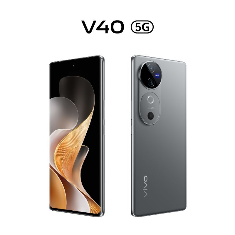 [New Arrival] vivo V40 (12+256/512) CPU : Snapdragon® 7 Gen 3 จอ 6.78 นิ้ว กล้องหน้า 50MP กล้องหลัง 50MP OIS ZIESS+50MP AF Ultra wide แบตเตอรี่ 5500 mAh ชาร์จไว 80W Flashcharge