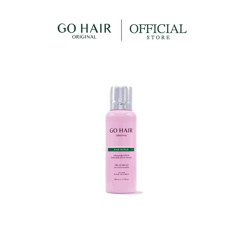 (Official ของแท้ที่เดียว)Go Hair Repair Treatment ครีมนวดผมบำรุงและฟื้นฟูผมแห้งเสีย สำหรับผมเส้นเล็ก ชี้ฟู แห้งเสีย ผมขาด นุ่มเรียงตัวสวย