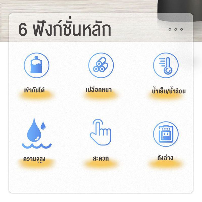 ตู้กดน้ำร้อน-เย็น Tixx เครื่องกดน้ำ ตู้กดน้ำ2ระบบ ตู้กดน้ำ ตู้กดน้ำถังล่าง มีระบบตัดไฟอัตโนมัติ Water Dispenser