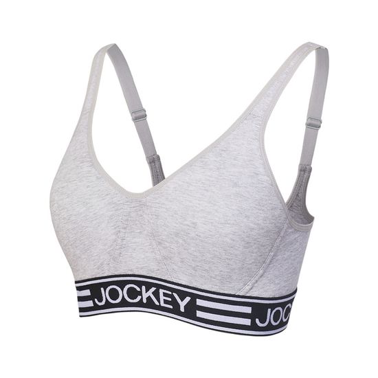 JOCKEY FOR HER ชุดชั้นในผู้หญิงทรงสปอร์ต MID IMPACT รุ่น KH MEDIUM IMPACT SPORT LOGO