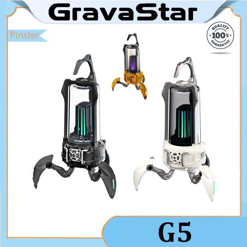 Gravastar G5 ลําโพงบลูทูธไร้สาย ลายแมงป่อง ขนาดพกพา สําหรับตั้งแคมป์