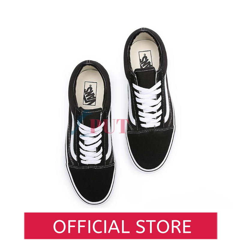 【 ส่งในไทย/แท้💯%】VANS OLD SKOOL BLACK/WHITE รองเท้า ผ้าใบ VANS ชาย หญิง รองเท้า