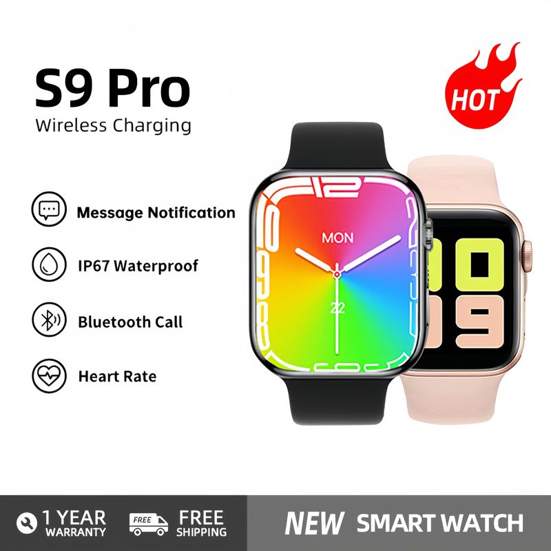 [ส่งไว] Xiaomi watch S9 Pro 1.9 นิ้ว สมาร์ทวอทช์ รับสายโทรออกกันน้ำ IP67 smart watch นาฬิกาบลูทูธ รับสายโทรได้ ฟังเพลง วัดความดันโลหิ เดิน วิ่ง รองรับระบบ android และ ios กันน้ำ รับประกัน 1 ป