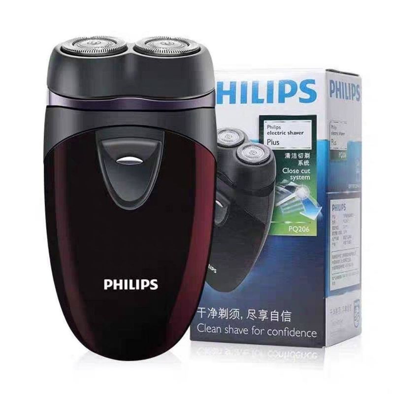 Philips เครื่องโกนหนวดไฟฟ้า PQ182 PQ190 แบบชาร์จไฟได้  ชาร์จไร้สาย ที่โกนหนวดไฟฟ้า PQ206 รวมแบตเตอรี่ AA