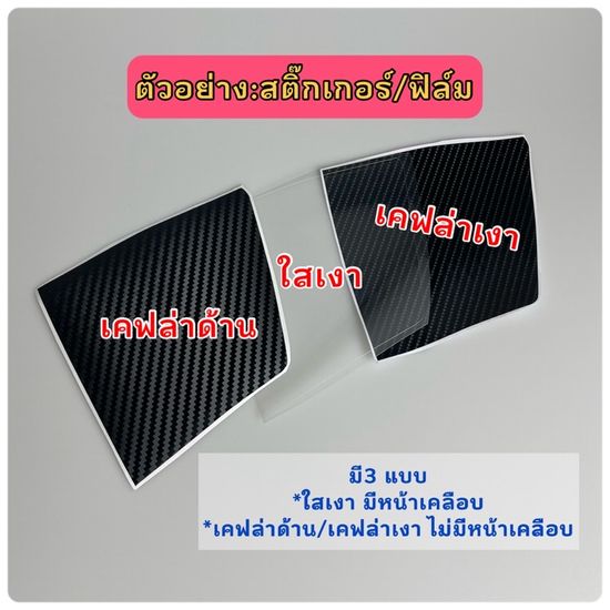 Click160 ฟิล์ม/สติ๊กเกอร์กันรอยชิว,กันตก,พักเท้าหน้า-หลัง Click160