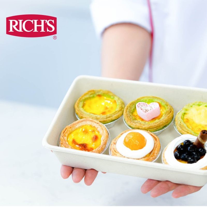 Rich Products Thailand -  ชุดทาร์ตไข่ แป้งทาร์ตไข่ 1 ถุง 18 ชิ้น ชุดเล็ก