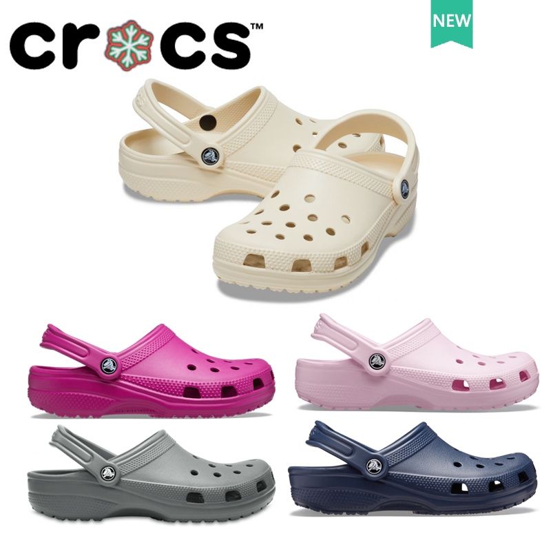 รองเท้า croc  classic clog  รองเท้าแตะชายหาด สไตล์คลาสสิก น้ําหนักเบา ระบายอากาศ สวมใส่สบาย สําหรับเดินทาง#10001