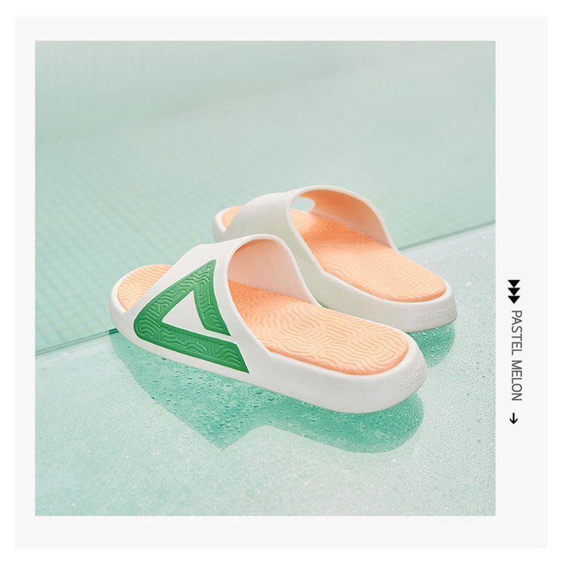 PEAK รองเท้า แตะ กีฬา เพื่อสุขภาพเท้า Sandal Slipper Shoe Sport Taichi พีค รุ่น E11938L E11937L White/Green