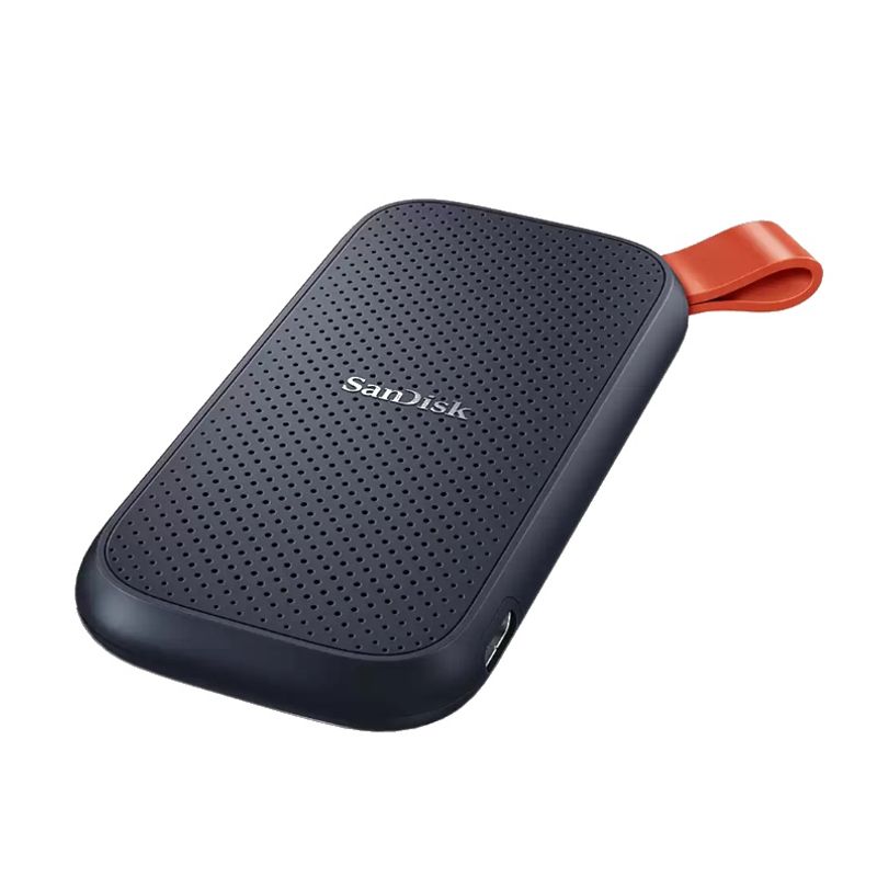 SanDisk Portable SSD, SDSSDE30 1TB, USB 3.2 Gen 2, Type C to A cable, Read speed up to 800MB/s, 2m drop protection, 3-ye