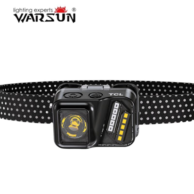 Warsun SN08 ไฟหน ้า LED โคมไฟหัวชาร์จได้ Super Bright แบบพกพากันน้ำ สำหรับ Running, Fishing, Camping