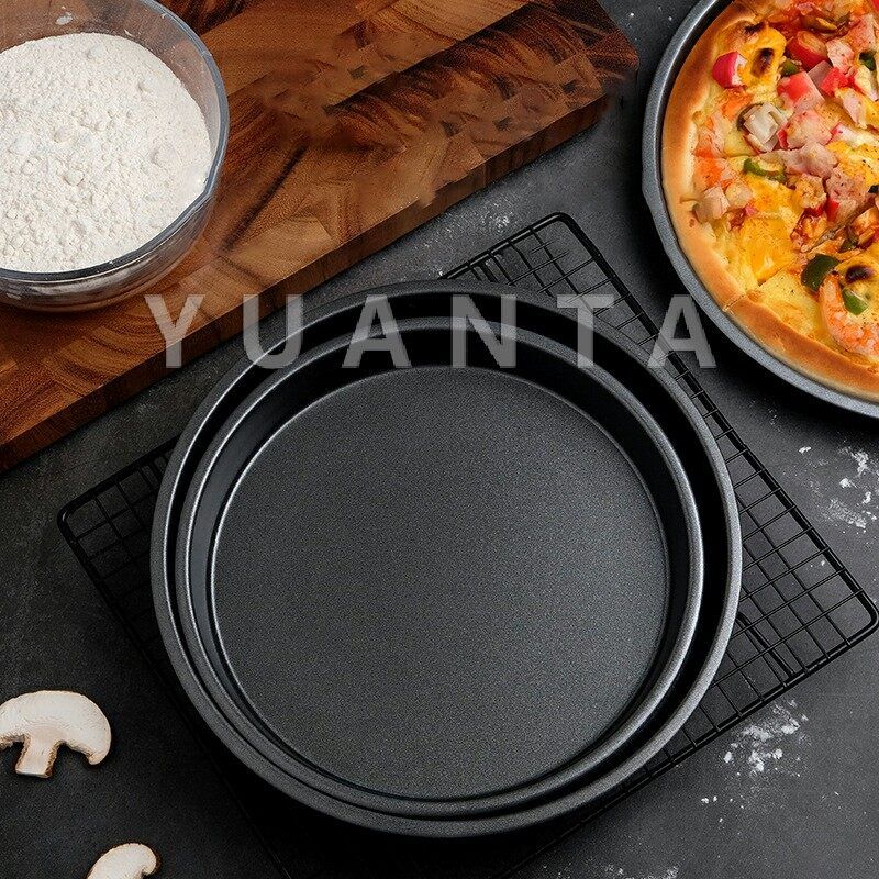 YUANTA ถาดอบพิซซ่า  อุปกรณ์ทำขนม เครื่องมืออบ เ  pizza pan