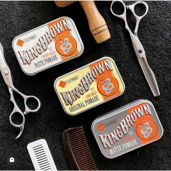 KING BROWN POMADE โพเมด (Australia Made)