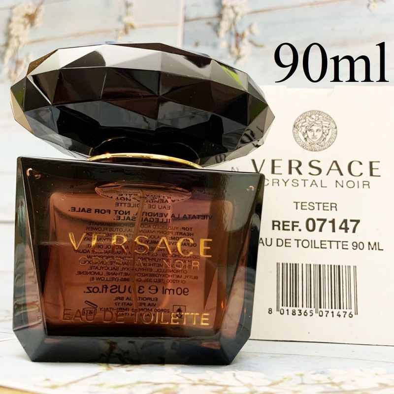 VERSACE CRYSTAL NOIR EDT 90ml (รุ่นเทสเตอร์กล่องสีขาว)