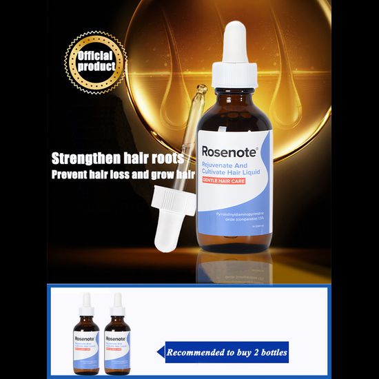 Rosenote hair growth serum conditioner reduce loss long care hair treatment ปลูกผม น้ำมันหนังศีรษะ ป้องกันผม ฟื้นฟูและบำรุง เซรั่มปลูกผม ยาปลูกผมของแท้ ยาสระผมแก้ร่วง น้ำยาปลูกผม เซรั่มบำรุงผม น้ำยาปลูก ผม เซรั่ม แก้ผม ร่วง บำรุง ผม 60ml