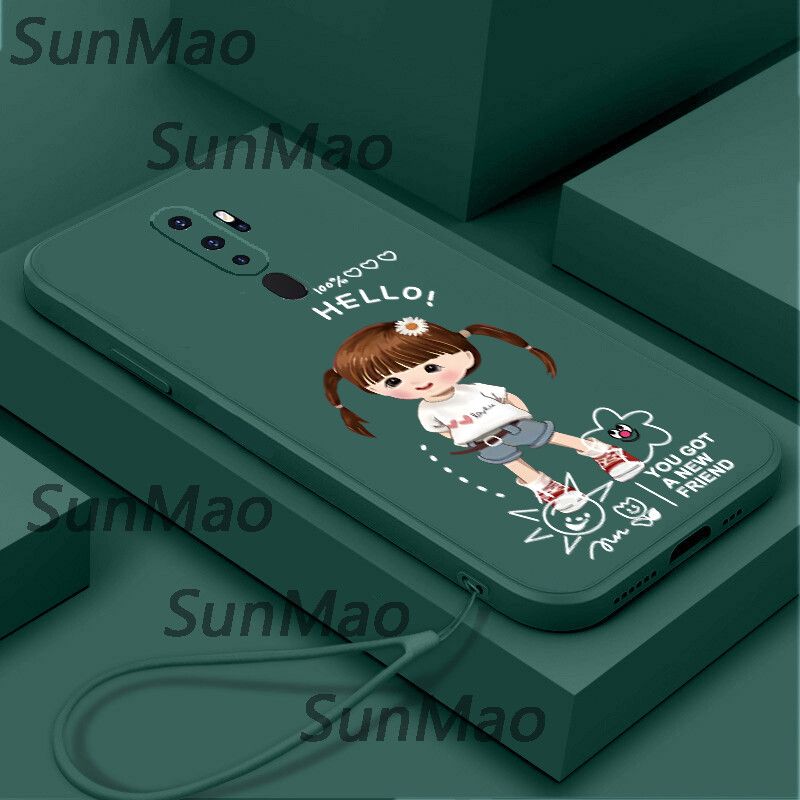 ป้องกันกล้อง OPPO A5 2020  A9 2020เคสโทรศัพท์นิ่ม TPU เคสผู้หญิงดีไซน์