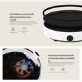 Xiaomi Induction Cooker Lite กำลังไฟสูง 2100W ปรับความร้อน 9 ระดับ ขดลวดสองชั้น แยกท่อลมร้อน/เย็น ปุ่มหมุนไฟ LED