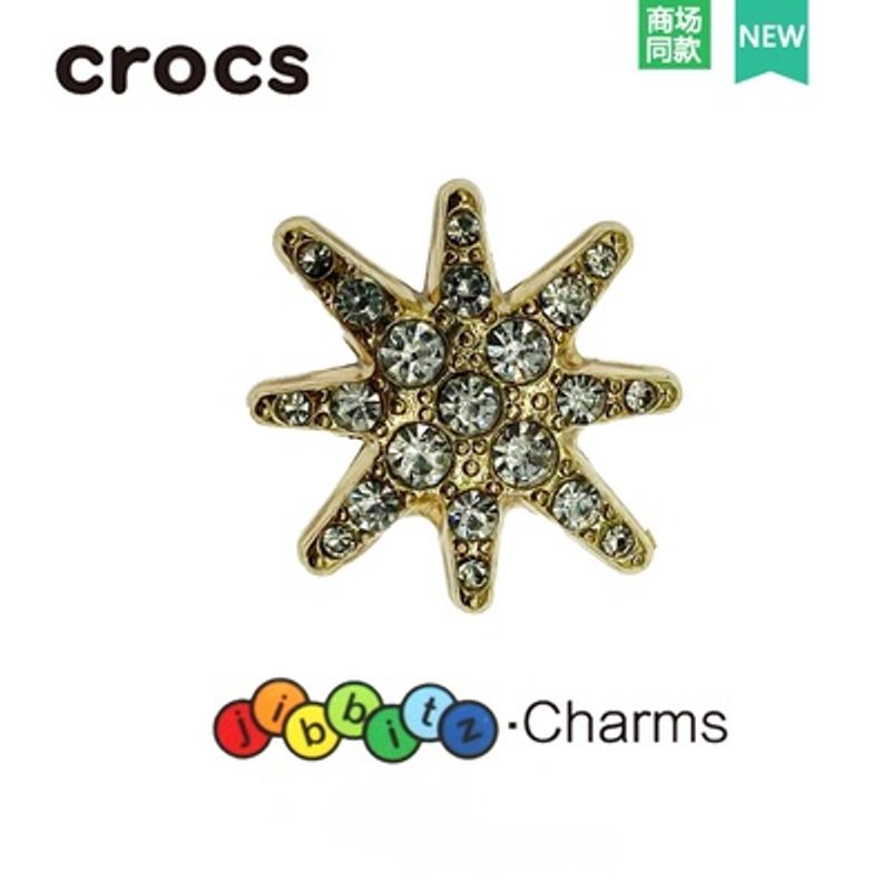 crocs charm jibbitz crocs รองเท้าแตะ โลหะ คุณภาพสูง ตัวติดรองเท้า crocs เกี่ยวกับโลหะ จี้โลหะ รูปดอกไม้ สําหรับตกแต่งรองเท้า DIY