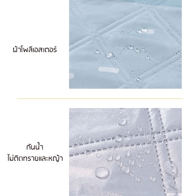 เสื่อปิคนิค ผ้าปูนั่ง ลายโบฮีเมี่ยน กันชื้น ซักได้ picnic mat waterproof  ขนาดใหญ่ มี 3 ขนาด