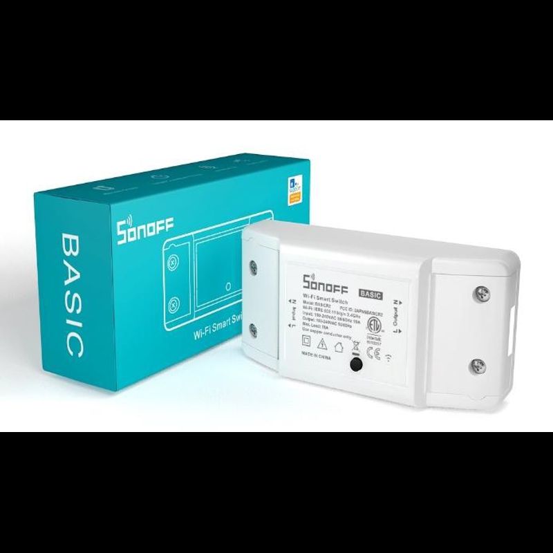 Sonoff รุ่น Basic R2 Wi-Fi Smart Switch สวิตซ์เปิด/ปิด ไร้สายอัจฉริยะ ผ่านมือถือ App ewe link