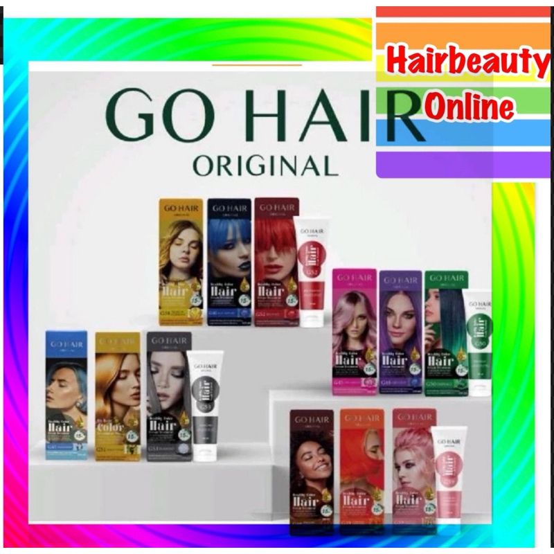 GoHair Color Treatment Wax ทรีทเม้นท์สีผม โกแฮร์ สูตรลับเฉพาะ 110มล แว็กสีผม เงา ไม่เสีย