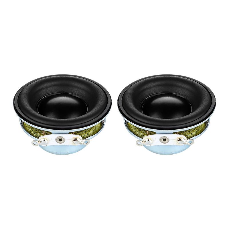 AIYIMA 2pcs 40MM Mini Audio Portable Speakers 16 Core 4 Ohm 5W Full Range Speaker Rubber Side NdFeB Magnetic Speaker