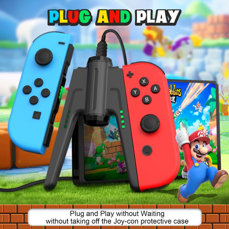 IINE แท่นชาร์จจอยเกม Nintendo Switch สําหรับ Nintendo Switch Joy Con