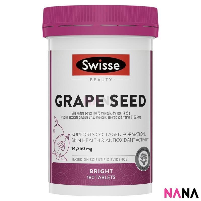 Swisse Beauty:Grape Seed 180 Tablets