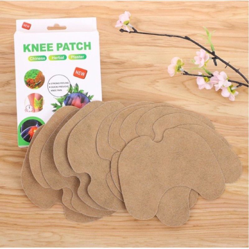 *พร้อมส่ง*knee patch stick specal แผ่นแปะสมุนไพรแก้ปวดเข่า(1กล่องมี12ชิ้น)แผ่นแปะแก้ปวด ข้อต่อกล้ามเนื้อ เข่า