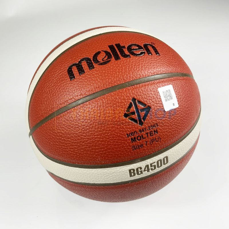 (ของแท้ 100%) ลูกบาส molten BG4500 หนังชนิด PU เบอร์7 มาตรฐาน FIBA Level-1 มี มอก.