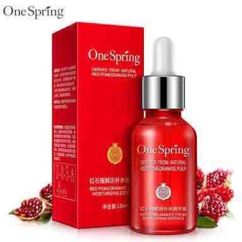 N002 เซรั่มทับทิม One Spring Red Pomegranade Serum หน้าขาวใส ผิวกระชับ