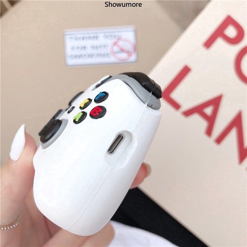 สําหรับ AirPods pro gen 2 1 2 pro 3 เคสหูฟังบลูทูธไร้สาย 3d XBOX เกมคอนโซลจอยสติ๊กเคส กันแตก