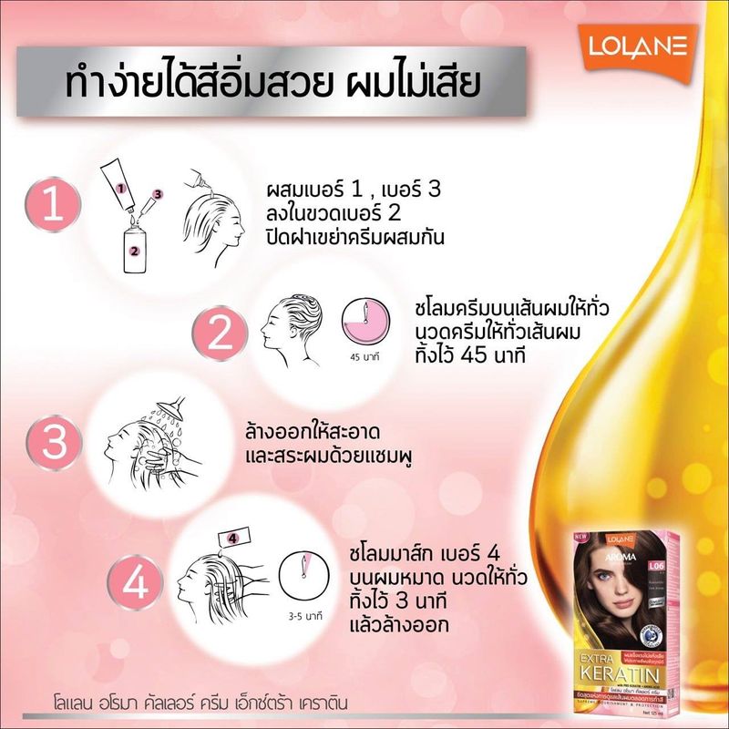 โลแลน อโรมา คัลเลอร์ ครีม  50 ก.