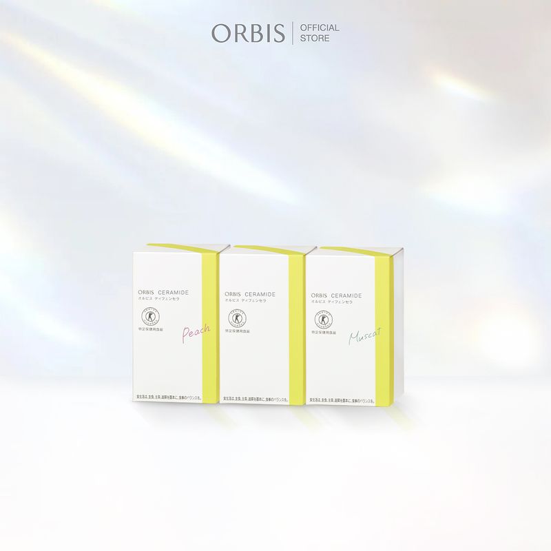 ORBIS CERAMIDE (ORBIS DEFENCERA) 30 sachets พร้อมส่ง.  ออบิส เซรามาย สกินแคร์แบบทานช่วยกักเก็บความชุ่มชื้น