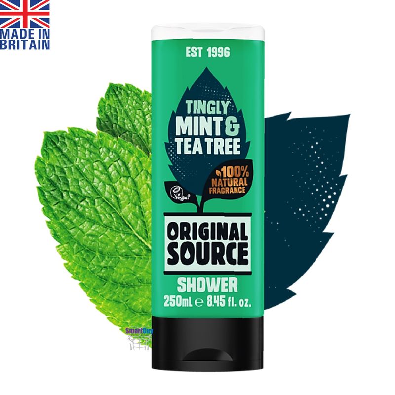 ORIGINAL SOURCE SHOWER Tingly Mint & Tea Tree 250ml เจลอาบน้ำสูตรพรีเมี่ยมสินค้านำเข้าของแท้จากออสเตรเลียพร้อมส่ง