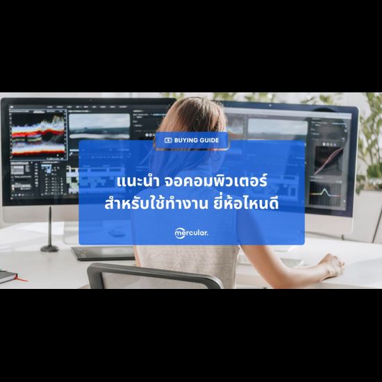 มัดรวมจอคอมพิวเตอร์สำหรับใช้ทำงาน 2024 🖥️