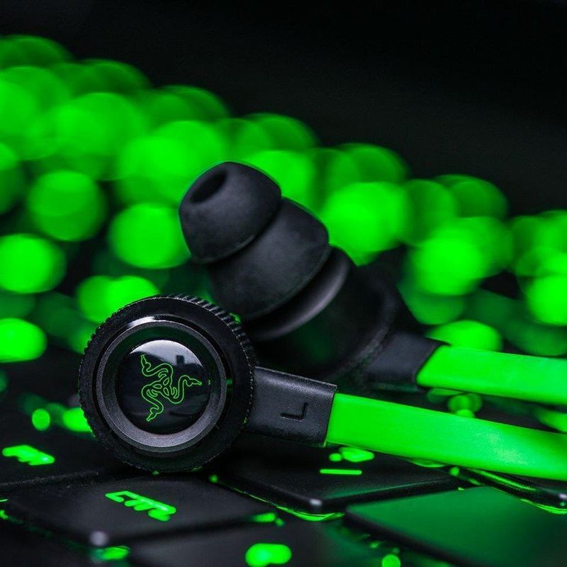 RAZER HAMMERHEAD PRO V2 HEADPHONE หูฟังเกมมิ่ง razer แท้ หูฟังแท้ หูฟังเกมมิ่ง หูฟังอินเอียร์ หูฟังเบสหนักๆ ซึ่งเป็นหูฟังเล่นเกมอย่างเช่นเกม FREEFIRE PUBGและ LOL หูฟังคอมและมือถือที่มีไมโครโฟน ส่งฟรีและรับประกัน3ปี