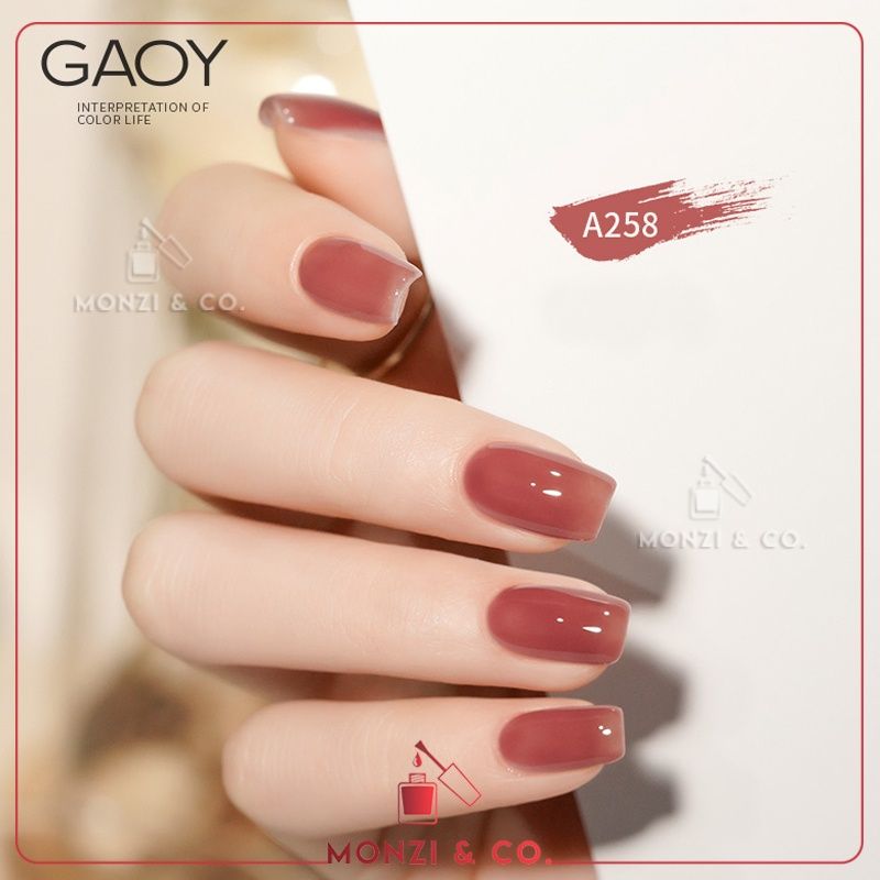 สีเจล อบ พร้อมส่ง A-series GAOY A243-A266 สีเจลเจลลี่ ไซรัปใส Ice Bright Series สีสวย เม็ดสีแน่น ทาง่าย 12ml ขายปลีก-ส่ง