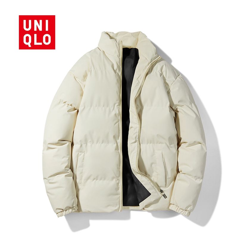 UNIQLO เสื้อแจ็กเก็ตกันหนาว คอปกตั้ง ทรงหลวม คุณภาพสูง ให้ความอบอุ่น ทนต่อการสึกหรอ แฟชั่นสําหรับคู่รัก ไซซ์ S - 5XL