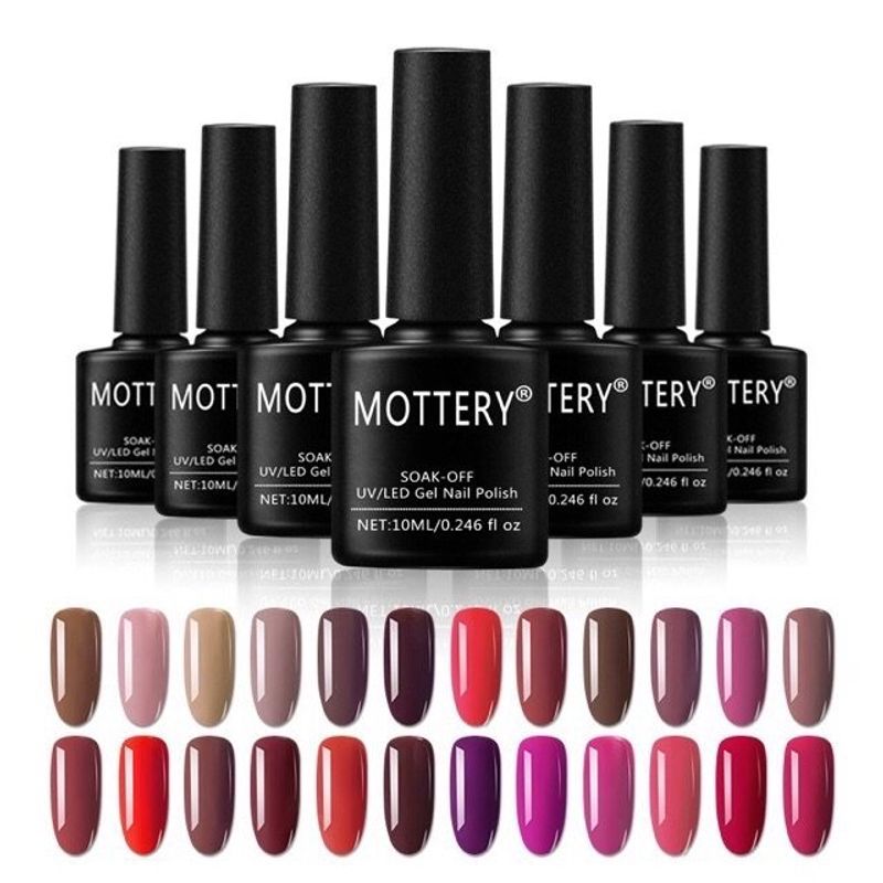 สีเจล MOTTERY 10ml. (No.25-36)