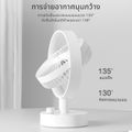 +Simplus:Simplus พัดลมตั้งโต๊ะ ขนาดเล็ก,White